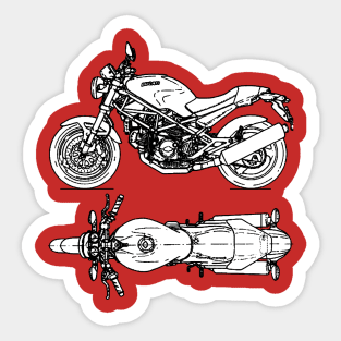 Ducati Monster Sticker